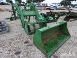 Jd 740 Loader With Mount Brackets, Joystick, And Bucket