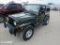 1998 JEEP VIN # 1J4FY49S6WP716801 (SHOWING APPX 116,650 MILES) (TITLE ON HAND AND WILL BE MAILED WIT