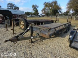 2008 20' R&D LOWBOY TRAILER W/ 8 HOLE WHEELS VIN # 1R9BU20288M477270 (TITLE ON HAND AND WILL BE MAIL