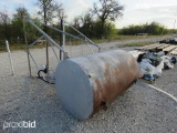 500 GALLON FUEL TANK ON STAND