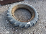 12.4 X 38 TIRE AND RIM