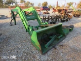 JD 740 LOADER W/ JOYSTICK, BUCKET, AND HAY SPEAR