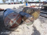 3 FIBERGLASS TANKS