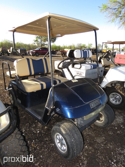 EZ GO GOLF CART ELECTRIC (BLUE) NEW BATTERIES RUN & DRIVE SERIAL # 2752487 NO CHARGER