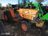 KUBOTA B8200 4WD TRACTOR SERIAL # D950 (SHOWING APPX 124 HOURS)