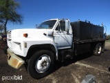 FORD F800 SERVICE TRUCK VIN # 1FDPT74A8HVA47515 (SHOWING APPX 130,713 MILES) NOTE: NEW OWNER WILL HA