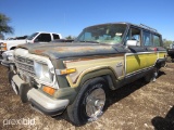 JEEP GRAND WAGONEER NOT RUNNING (VIN # 1JCNJ15U4GT170972) MILES UNKNOWN (TITLE ON HAND AND WILL BE M