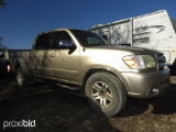 2006 TOYOTA TUNDRA PICKUP VIN # 5TBET34126S530115 SHOWING APPX 250,096 MILES, (TITLE ON HAND AND WIL