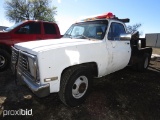 1985 GMC WRECKER SHOWING APPX 361,555 MILES (VIN # 1GDHC34WXFJ524040) (TITLE ON  HAND AND WILL BE MA