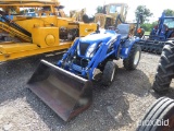NH TC26DA TRACTOR W/ NH 12LA LOADER SERIAL # 8G20298 (SHOWING APPX 665 HOURS)