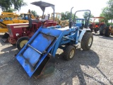 FORD 1520 TRACTOR W/ FORD 710B LOADER (SHOWING APPX 7,673 HOURS) SERIAL # UH2B936