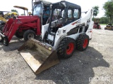 2018 BOBCAT S570 SKID STEER SERIAL # A1M426298 (SHOWING APPX 1,376 HOURS) CODE 22250