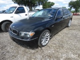 2002 BMW CAR VIN # WBAGN63462DR05899 (SHOWING APPX 113,425 MILES) (TITLE ON HAND AND WILL BE MAILED 