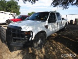 2008 FORD F250 PICKUP VIN # 1FTSW20R18EC89714 (SHOWING APPX 209,014 MILES) (TITLE ON HAND AND WILL B