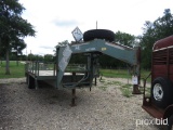 2007 20' GOOSENECK TANDEM DUAL TRAILER VIN # T195865 (TITLE ON HAND AND WILL BE MAILED CERTIFIED WIT