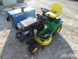 JD RIDING MOWER SHOWING APPX 291 HOURS