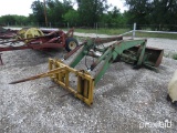 JD 148 LOADER W/ BUCKET AND HAY SPEAR