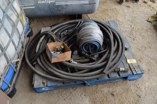 PALLET OF HYDRAULIC HOSES