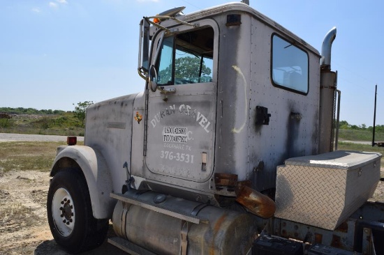 1986 IH F9370 TRUCK (BENT AXLE) (SHOWING APPX 611,070 MILES) VIN # 2HSFBT4R0GCA11950 (TITLE ON HAND 