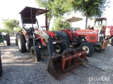 ZETOR 3320 TRACTOR W/ LOADER AND HAY SPEAR (SHOWING APPX 840 HOURS) SERIAL # B332009131C