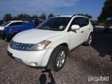 2007 NISSAN MURANO SL AWD SALVAGE  VIN # JN8Z08W87W601204 (SHOWING APPX 220,296 MILES) (SALVAGE TITL