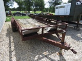 16' HOMEMADE LOWBOY TRAILER WEIGHT SLIP NEEDED AFTER PURCHASE (PAPERWORK FROM LAW ENFORCEMENT INSPEC