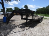 16' W/ 4' DOVE HOMEMADE GOOSENECK TRAILER (REGISTRATION PAPER ON HAND AND WILL BE MAILED CERTIFIED W