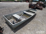 STOCK POND JOHN BOAT W/ TROLLING MOTOR (NO PAPERWORK) STOCK POND USE ONLY