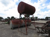 500 GALLON FUEL TANK ON STAND