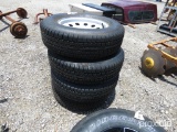 4 - 205/75 R15 TIRES AND RIMS