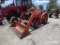 KUBOTA L2500 TRACTOR W/ KUBOTA LB400 LOADER (SHOWING APPX 1,165 HOURS) (SERIAL # 53652) GIVE MANUAL