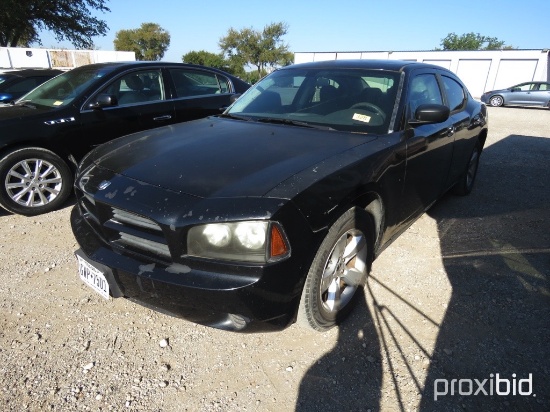 2008 DODGE CHARGER SALVAGE TITLE (SHOWING APPX 177,048 MILES) (VIN # 2B3KA43R48H215445 (SALVAGE TITL