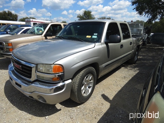 2007 GMC PICKUP 1/2 TON -SALVAGE TITLE (SHOWING APPX 315,527 MILES) (VIN # 2GTEC13VX71145913) (TITLE