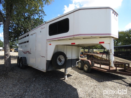 2000 TITAN 3 HORSE SLANT TRAILER VIN # 4TGG18208Y1013626 (MSO ON HAND AND WILL BE MAILED WITHIN 14 D