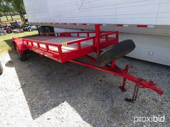 5' X 9"  20' TITLT LOWBOY TRAILER (PAPERWORK ON HAND AND WILL BE MAILED CERTIFIED WITHIN 14 DAYS AFT