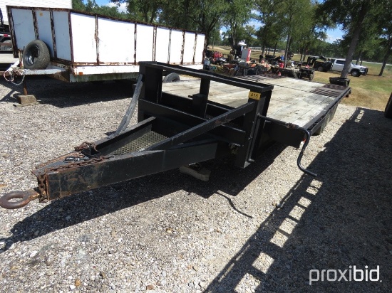 1999 SHOPMADE 20' W/ 5' DOVE TRIPLE AXLE TRAILER (VIN # TR189091) (TITLE ON HAND AND WILL BE MAILED