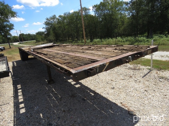 45' TRANSCRAFT FLAT DECK TRAILER (VIN # 1TTF45207F1025798) (TITLE ON HAND AND WILL BE MAILED CERTIFI