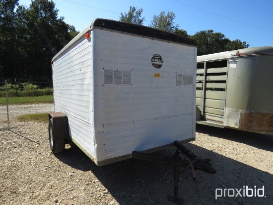 10' CARGO TRAILER (REGISTRATION PAPER ON HAND AND WILL BE MAILED CERTIFIED WITHIN 14 DAYS AFTER THE