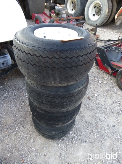 4 GOLF CART TIRES/RIMS