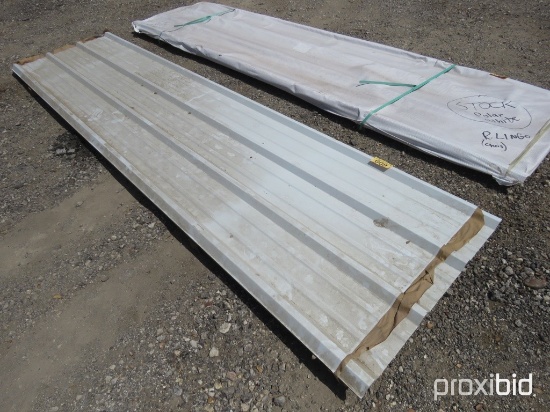 SHEETS OF TIN 12 -13', 4 - 12' 6",  6 - 10'