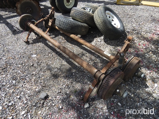 AXLES W/ TIRES/WHEELS
