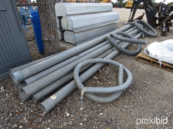 5" PVC PIPE AND FLEX PIPE
