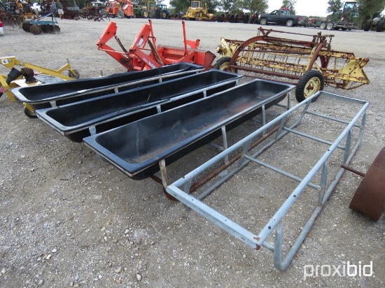 4 FEED TROUGHS