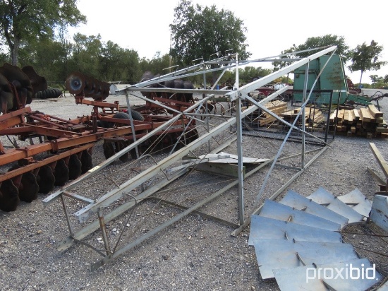 AIR MOTOR WINDMILL AND STAND