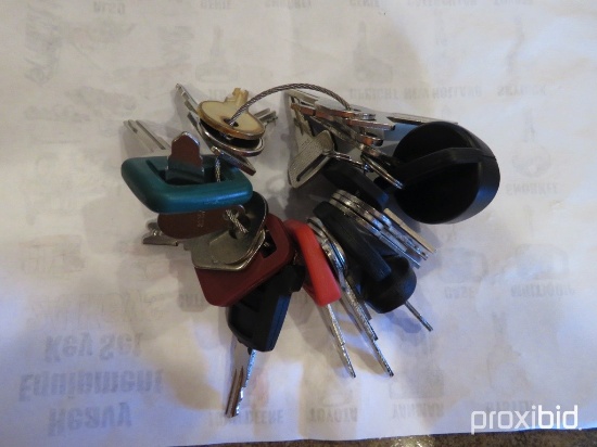 HEAVY EQUIPMENT KEY SET (MASTER KEY SET) 24 KEYS