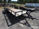 20' LOWBOY TRAILER W/ 8 HOLE RIMS (VIN #17YBP2021EB054303)