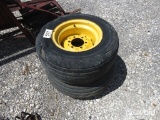 2 EQUIPMENT TIRES AND RIMS