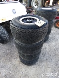 4 GOLF CART TIRES/RIMS