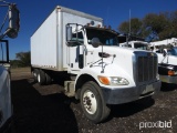 2009 PETERBILT TRUCK W/ 22' UNIVERSAL FABCO CARGO BOX  (SHOWING APPX 263,995 MILES) (VIN # 2NPRLN9X3