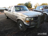 1993 FORD F250 (SHOWING APPX 334,000 MILES) (VIN # 1FTHX25C6TKC78779) (GIVE TITLE ON HAND AND WILL B